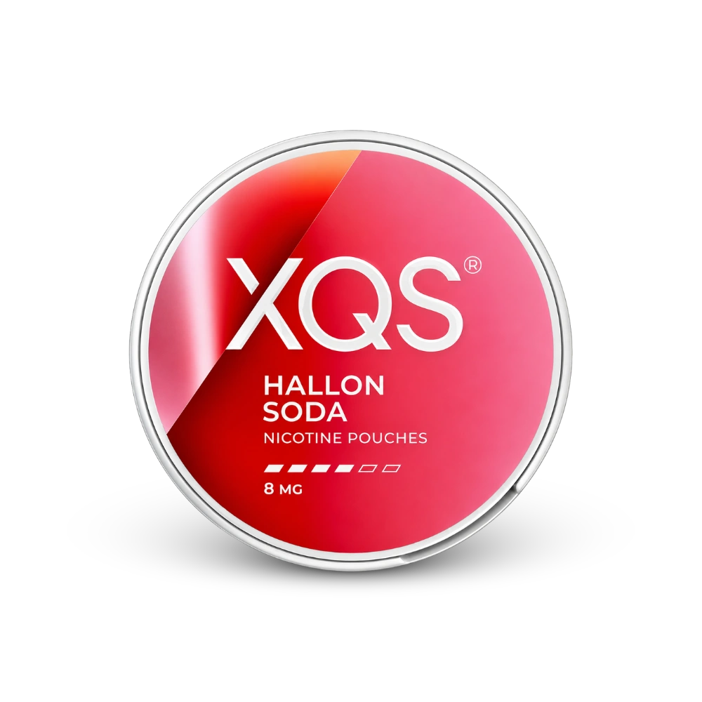 XQS Hallonsoda Strong – limenka nikotinskih vrećica