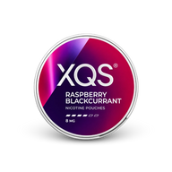 XQS Raspberry Blackcurrant Slim Strong – limenka nikotinskih jastučića