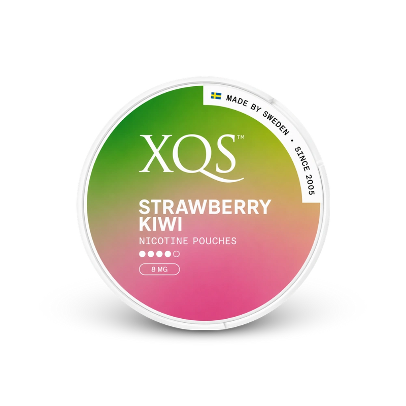XQS Strawberry Kiwi Strong – limenka nikotinskih kesica