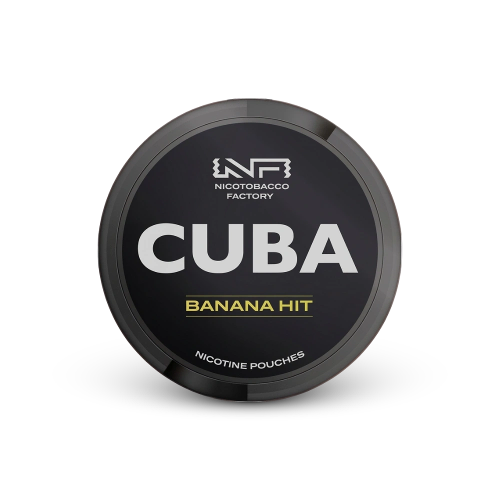 Cuba Black Banana Hit – limenka nikotinskih jastučića