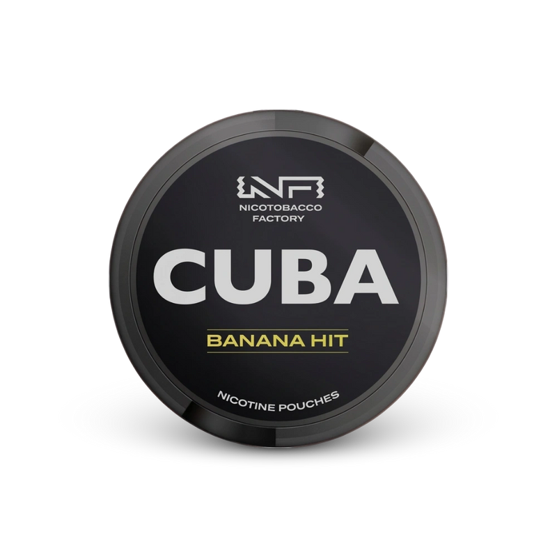 Cuba Black Banana Hit – limenka nikotinskih jastučića