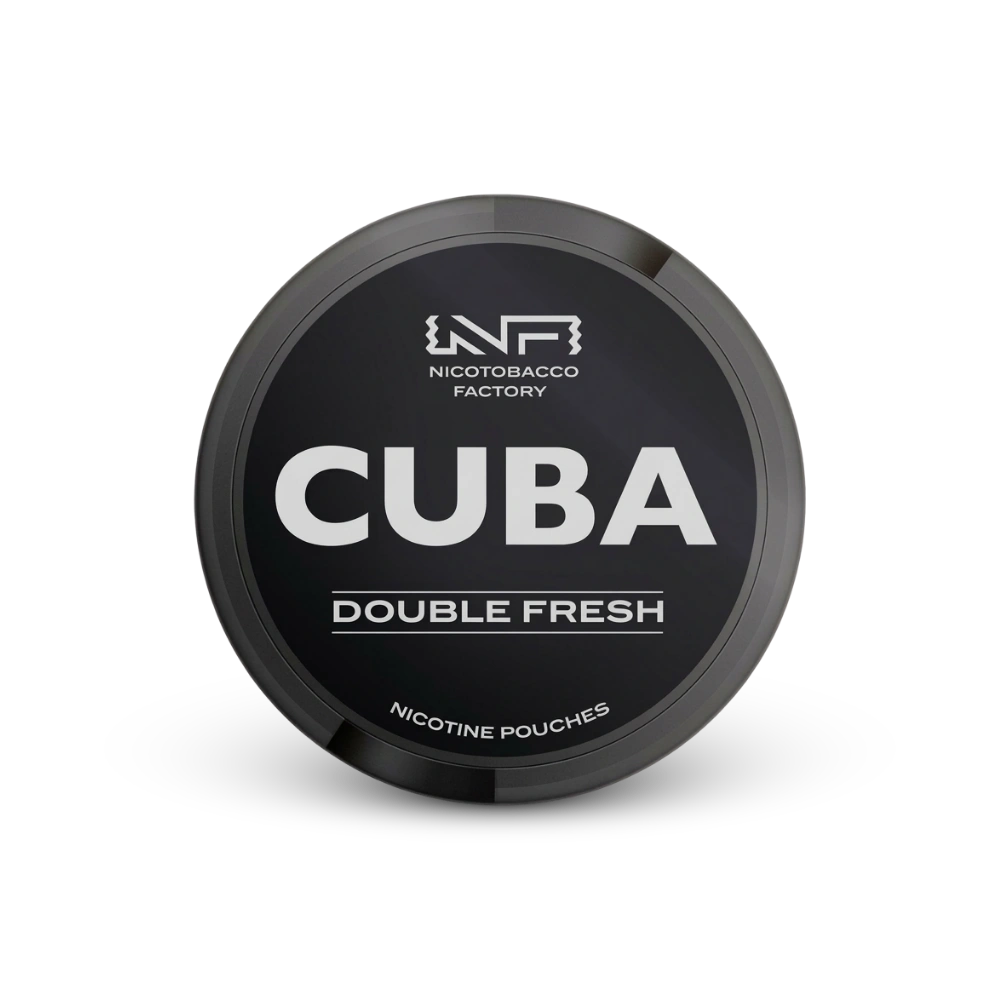 Cuba Black Double Fresh – limenka nikotinskih jastučića