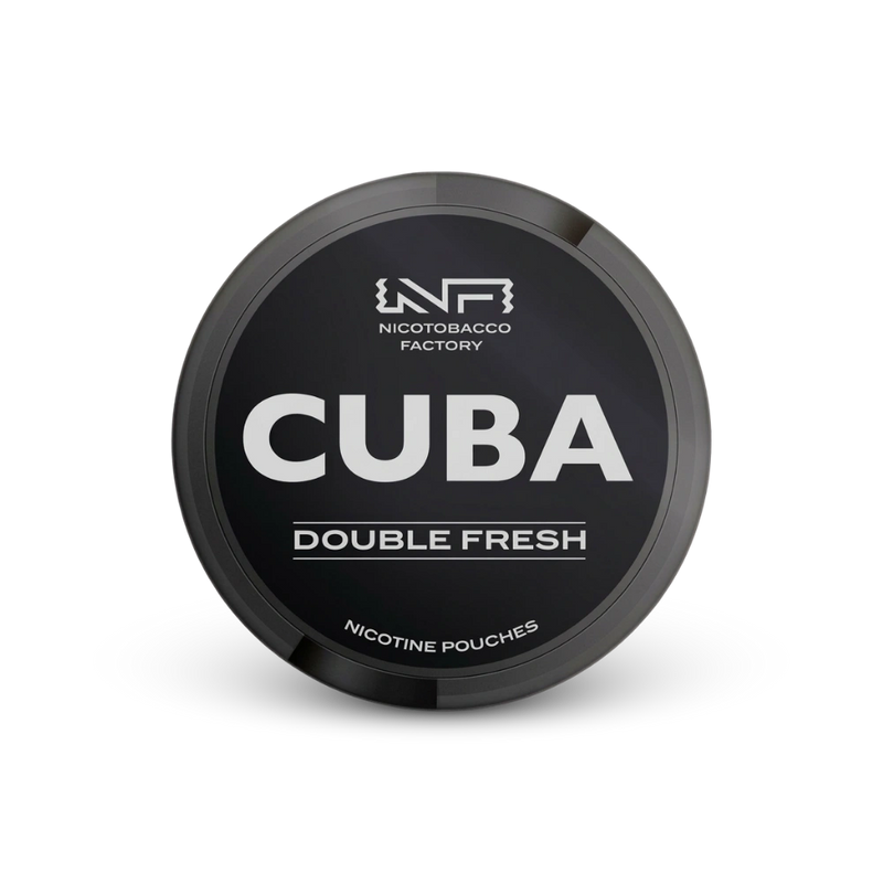 Cuba Black Double Fresh – limenka nikotinskih jastučića