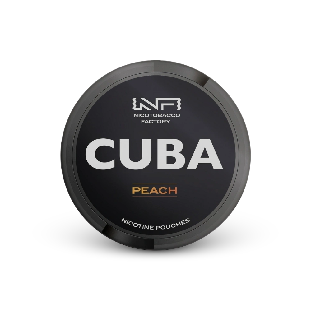 Cuba Black Peach – limenka nikotinskih jastučića