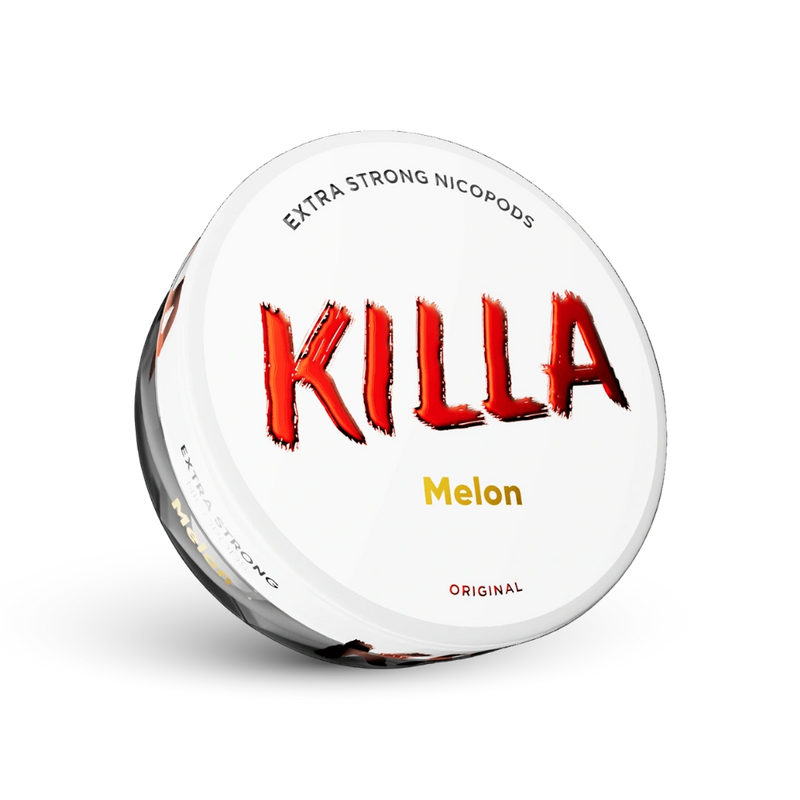Killa Melon Extra Strong Nicotine Pouches Doza s okusom melona, Original Format