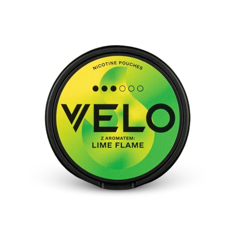 VELO Lime Flame – limenka nikotinskih vrećica